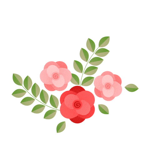 Flowers Kiss Sticker by Brand by Mirelle