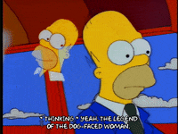 driving homer simpson GIF