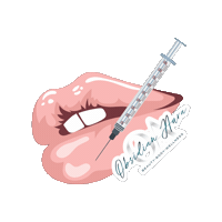 Lips Lipfiller Sticker by KeShaun Harding | Obsidian Aura Med Spa