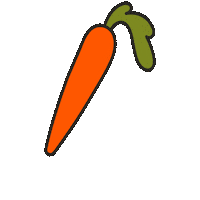 maevechocolate chocolate seattle carrot veggie Sticker