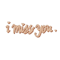 Miss You Love Sticker