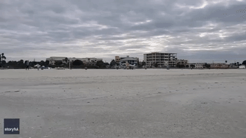 Small Plane Makes Emergency Landing on Florida Beach