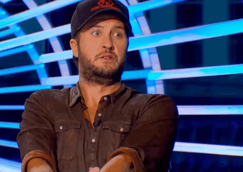 american idol what GIF by Luke Bryan