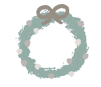 Wreathe Merry Christmas Sticker