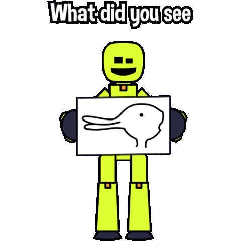 What Do You See Sticker Sticker by Stikbot