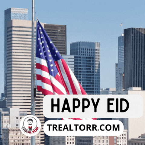 Eid Al Fitr Usa GIF by Trealtorr