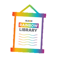 Rainbow Library Sticker by GLSEN