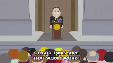 surprised crowd GIF by South Park 