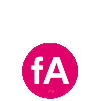 fischerAppelt-AG logo pink marketing spin Sticker