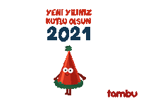 New Year Christmas Sticker by Tambu Klavye
