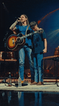 Live Performance Hug GIF by broke