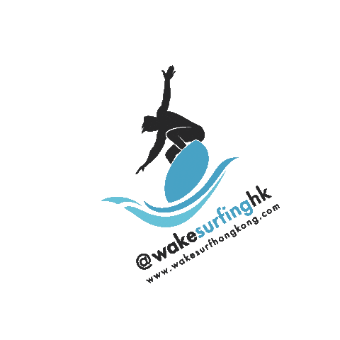 wakesurfinghkhk water surf surfing wake Sticker