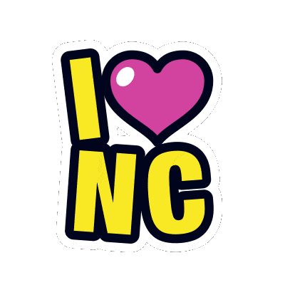 North Carolina Nc Sticker by Dash Studio