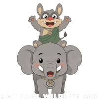 Animal Kingdom Elephant Sticker