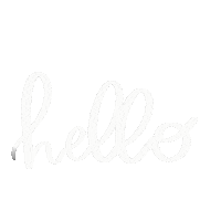 islandrealty hello cursive white word white script Sticker