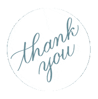 Thanks Circle Sticker
