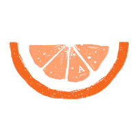Summer Orange Sticker by Anthropologie