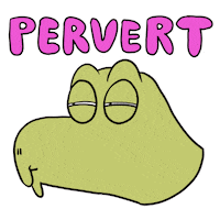 Dinosaur Mean Sticker by Luigi Segre