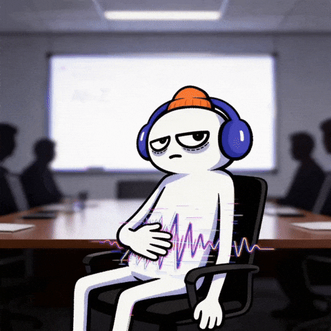 Office Stomach Static Mood Ah-Z