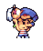 badkidgames games jump kid bad Sticker
