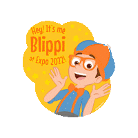 Blippi Expodubai Sticker by moonbug