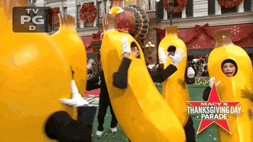Macys Parade Bananas GIF by The 97th Macy’s Thanksgiving Day Parade