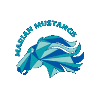 Mustangs Sticker by Marian High School