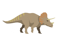 Dinosaur Dino Sticker by NHM Wien