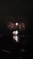 New Year's Eve Fireworks Illuminate Toronto Skyline
