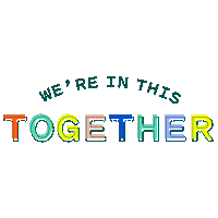 Stay Home In This Together Sticker by Freshly