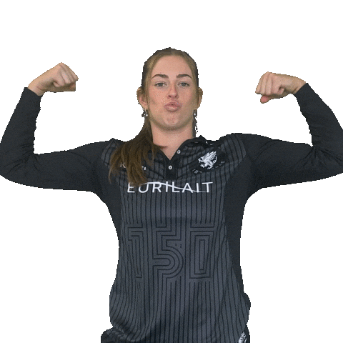 Flex Gun Sticker by Somerset County Cricket Club