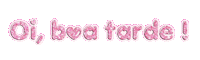 Good Afternoon Glitter Sticker