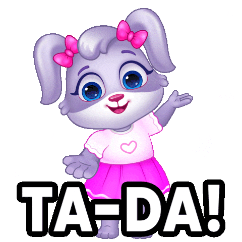 Showing Look Here Sticker by Lucas and Friends by RV AppStudios