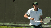 men's tennis wave GIF by GreenWave