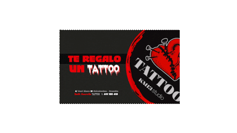 KM13Studio giphyupload tattoo tatuaje valeregalo Sticker
