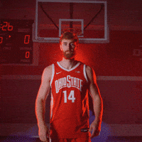 Basketball Hype GIF by Ohio State Athletics