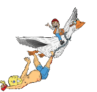 fly flying Sticker by V2 Records