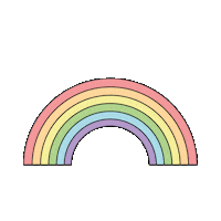 Rainbow Gg Sticker by Goose and Gander