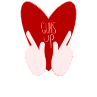 Guns Up Sticker by TTU MVP