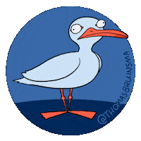 Animation Screaming Sticker by Thomas Bruinsma