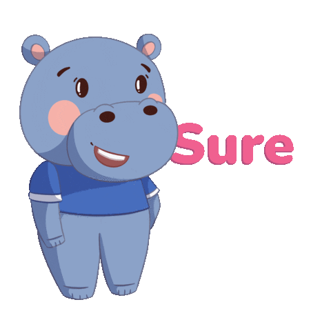 HiAtlaz okay cute animals affirmation sure thing Sticker
