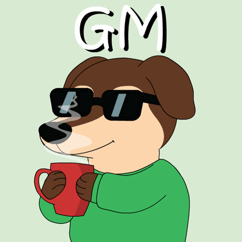Good Morning Dog GIF by ChesterAbstract