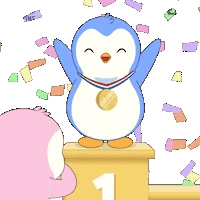 Well Done Love Sticker by Pudgy Penguins