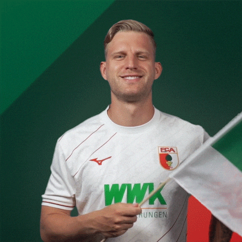 Arne Maier Smile GIF by FC Augsburg 1907