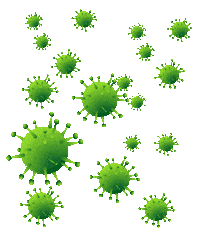 Corona Virus Sticker by Boecker Public Health