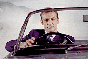 CiriAshenOne giphyupload driving james bond sean connery GIF