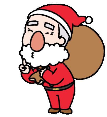 Happy Santa Claus Sticker by Ai and Aiko