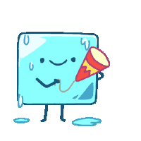 Cubemelt celebrate emote melt cubemelt Sticker