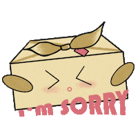 Sorry Alcove Sticker by Watabe Wedding SG
