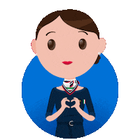 Heart Love Sticker by ITA Airways
